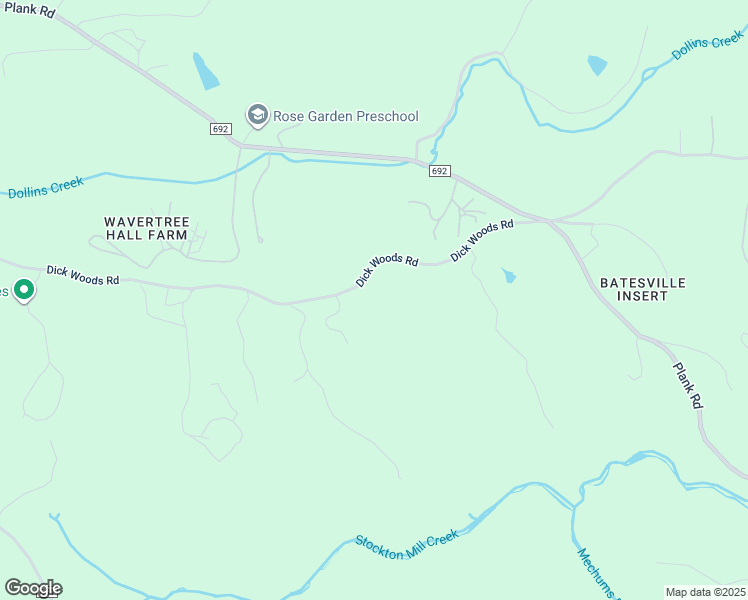 map of restaurants, bars, coffee shops, grocery stores, and more near 7025 Dick Woods Road in Afton