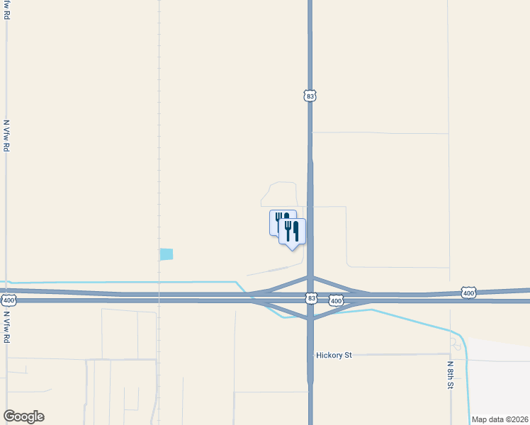 map of restaurants, bars, coffee shops, grocery stores, and more near 1340 Oil Road in Garden City