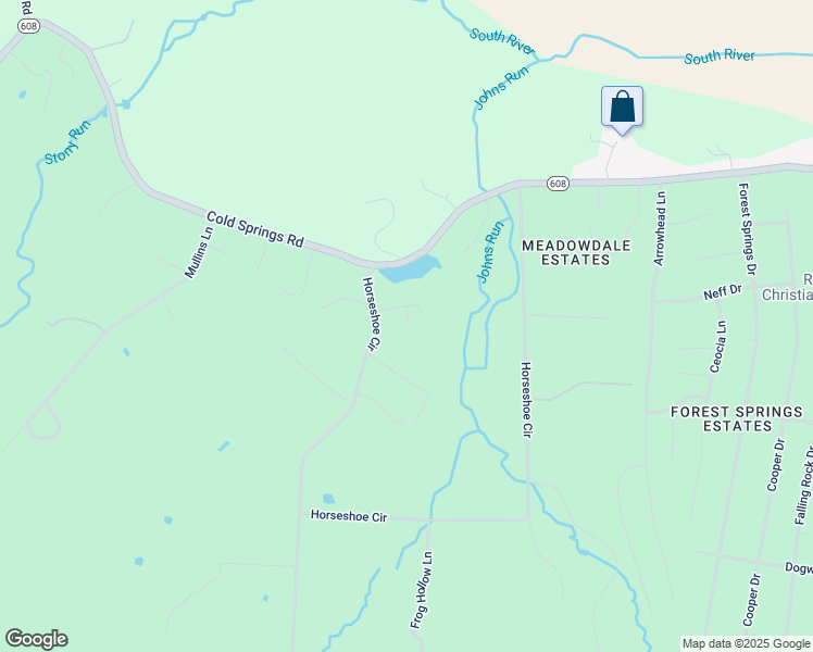 map of restaurants, bars, coffee shops, grocery stores, and more near 26 Fruit Tree Lane in Stuarts Draft
