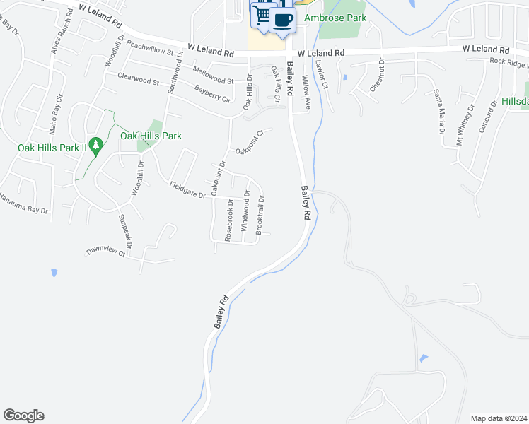 map of restaurants, bars, coffee shops, grocery stores, and more near 1233 Brooktrail Drive in Pittsburg