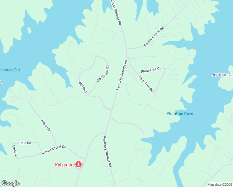 map of restaurants, bars, coffee shops, grocery stores, and more near 3784 Kentucky Springs Road in Bumpass