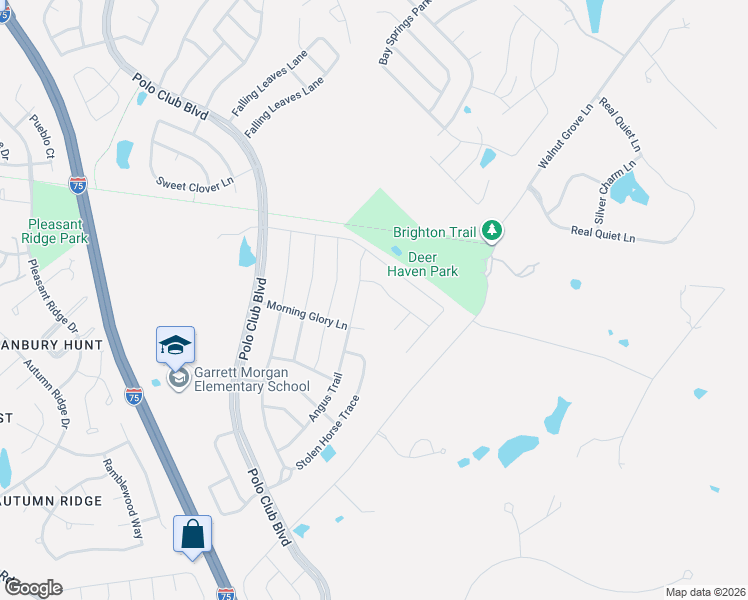 map of restaurants, bars, coffee shops, grocery stores, and more near 1937 Deer Haven Lane in Lexington