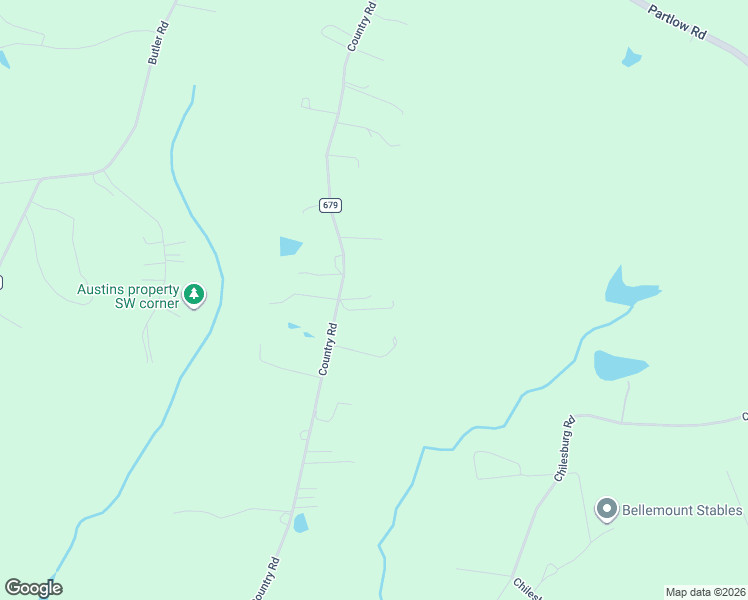 map of restaurants, bars, coffee shops, grocery stores, and more near 18449 Country Road in Beaverdam