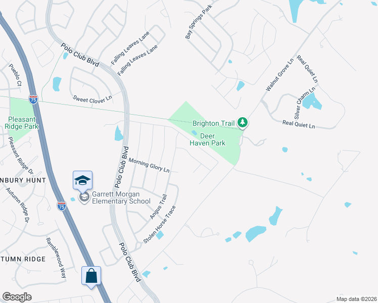 map of restaurants, bars, coffee shops, grocery stores, and more near 1937 Deer Haven Lane in Lexington