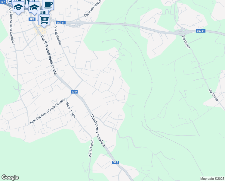 map of restaurants, bars, coffee shops, grocery stores, and more near 63 Contrada Cuti - Limonello in Castellammare del Golfo