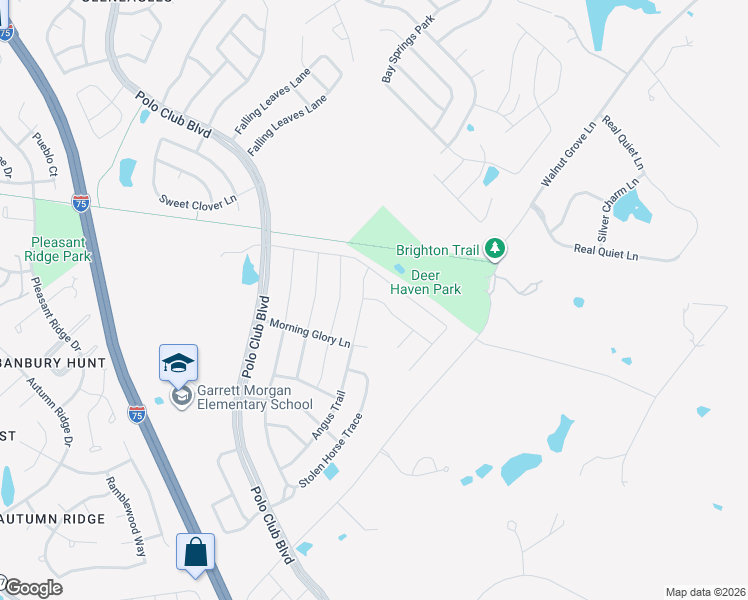 map of restaurants, bars, coffee shops, grocery stores, and more near 1937 Deer Haven Lane in Lexington