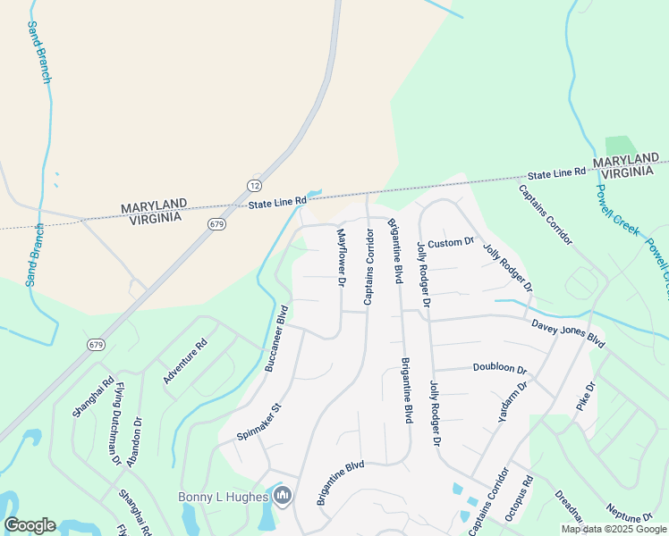 map of restaurants, bars, coffee shops, grocery stores, and more near 37105 Neptune Court in Greenbackville