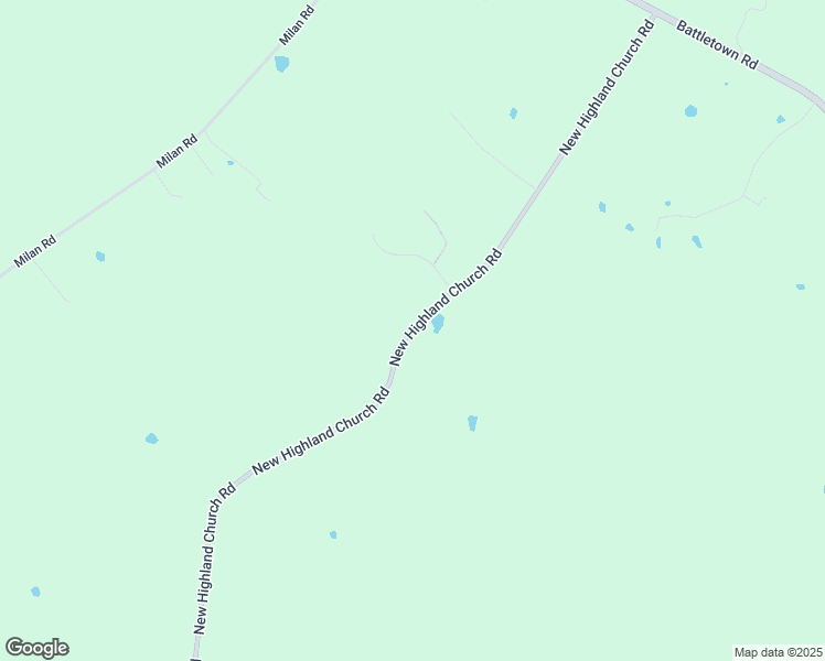 map of restaurants, bars, coffee shops, grocery stores, and more near 1499 New Highland Church Road in Brandenburg