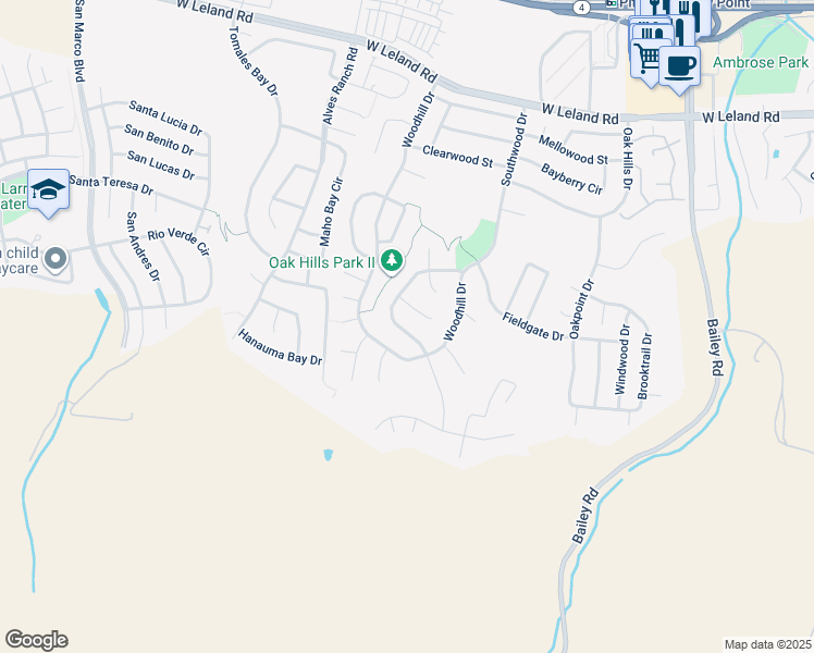 map of restaurants, bars, coffee shops, grocery stores, and more near 275 Cloverbrook Circle in Pittsburg