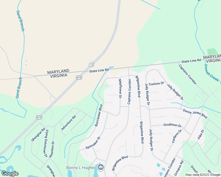map of restaurants, bars, coffee shops, grocery stores, and more near 37105 Neptune Court in Greenbackville