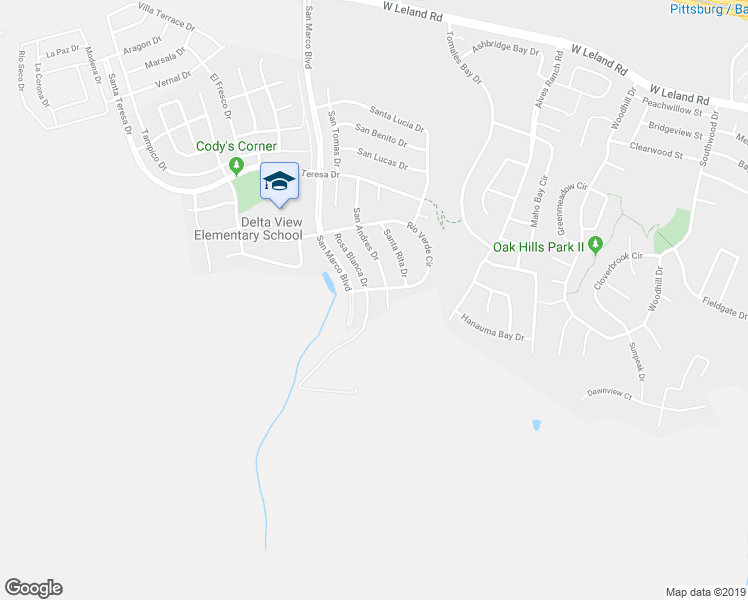 map of restaurants, bars, coffee shops, grocery stores, and more near 1906 Rosa Blanca Drive in Pittsburg