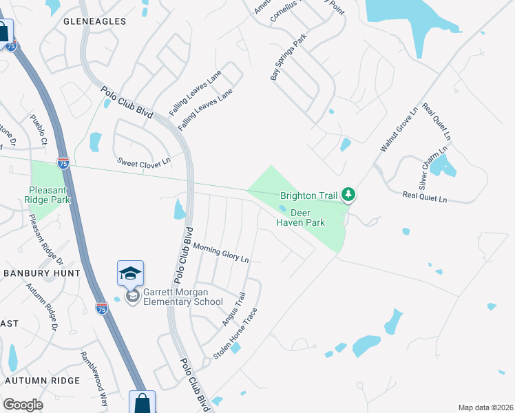 map of restaurants, bars, coffee shops, grocery stores, and more near Brighton East Rail Trail in Lexington