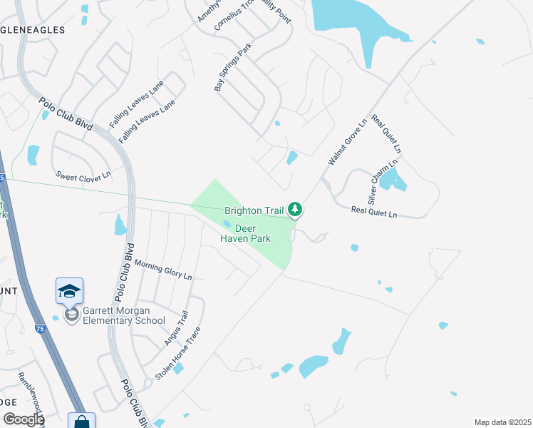 map of restaurants, bars, coffee shops, grocery stores, and more near 1970 Deer Haven Lane in Lexington