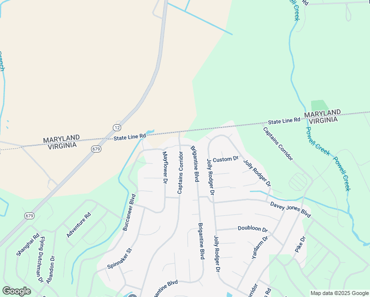 map of restaurants, bars, coffee shops, grocery stores, and more near 1518 Brigantine Boulevard in Greenbackville