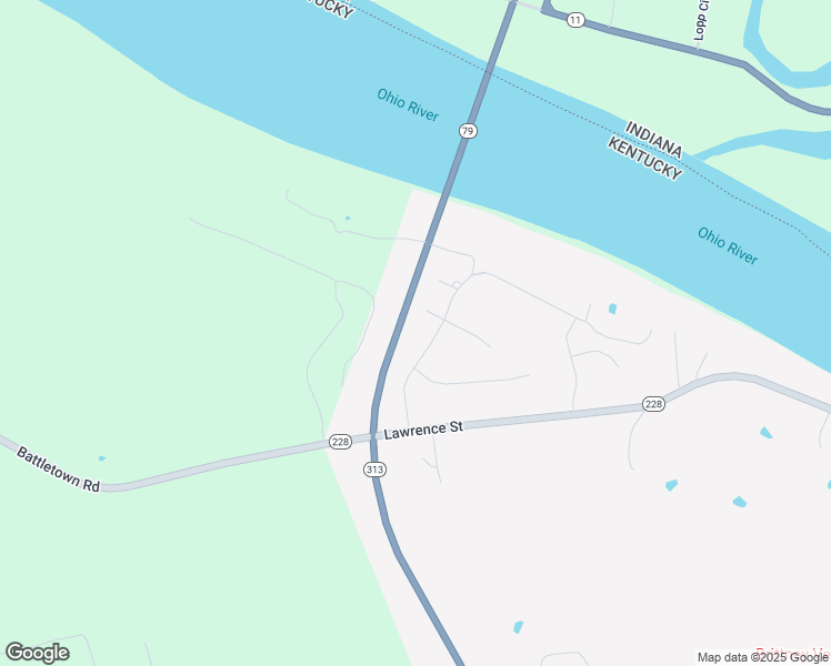 map of restaurants, bars, coffee shops, grocery stores, and more near 233 River Cliff Boulevard in Brandenburg