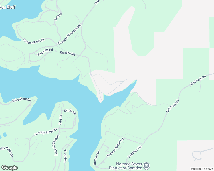 map of restaurants, bars, coffee shops, grocery stores, and more near 150 Yellow Jacket Point in Camdenton