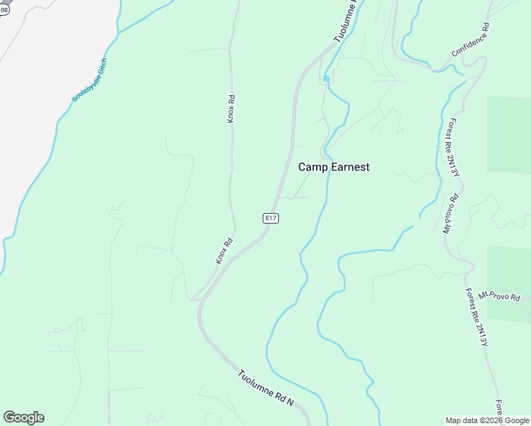 map of restaurants, bars, coffee shops, grocery stores, and more near 21410 Tuolumne Road North in Twain Harte