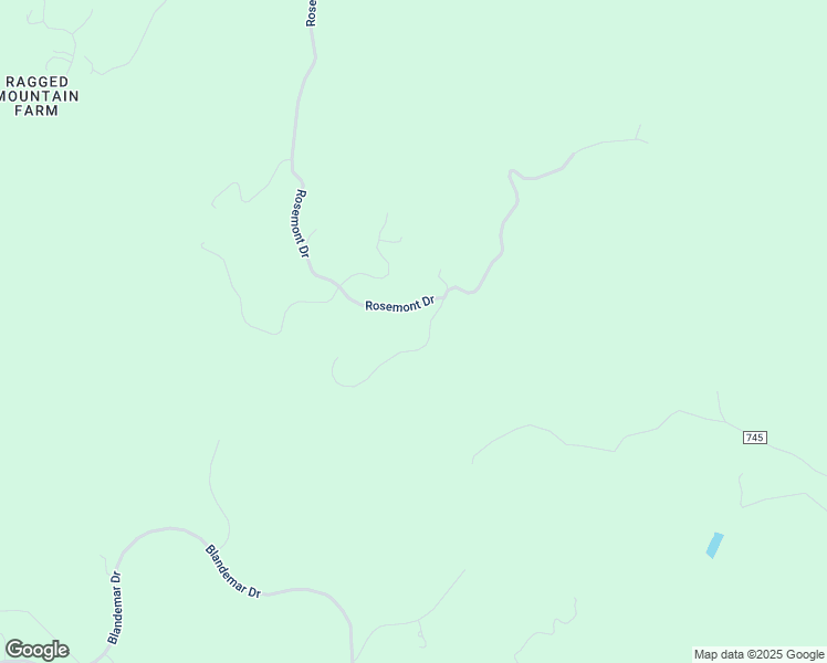 map of restaurants, bars, coffee shops, grocery stores, and more near 3050 Pryors Mountain Lane in Charlottesville
