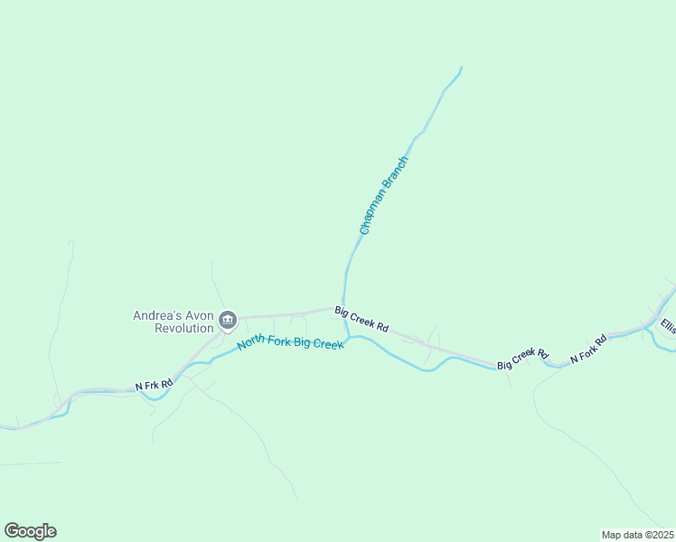 map of restaurants, bars, coffee shops, grocery stores, and more near 107 Teakwood Road in Chapmanville