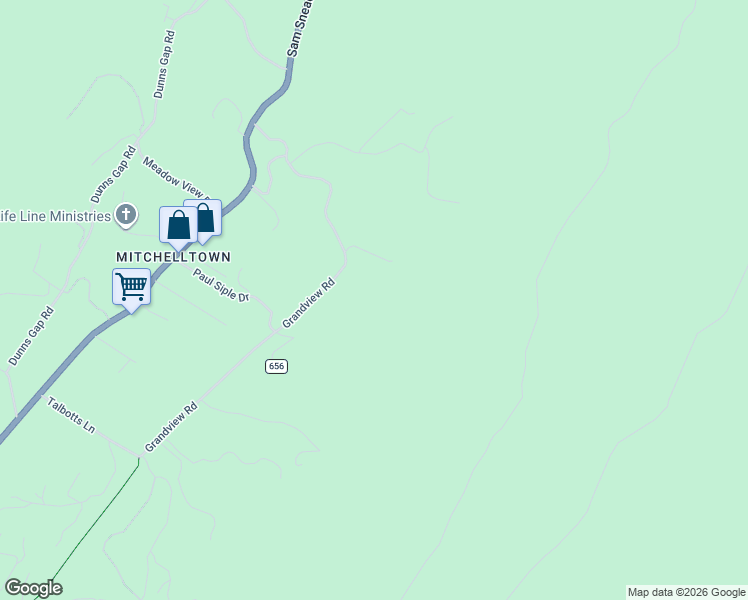 map of restaurants, bars, coffee shops, grocery stores, and more near 624 Grandview Road in Hot Springs