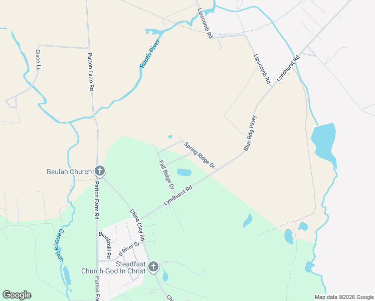 map of restaurants, bars, coffee shops, grocery stores, and more near 68 Spring Ridge Drive in Stuarts Draft