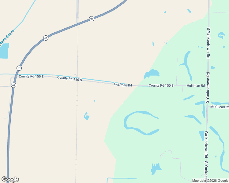map of restaurants, bars, coffee shops, grocery stores, and more near 2655 Huffman Road in Boonville