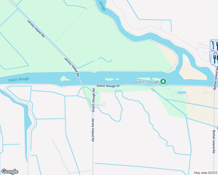 map of restaurants, bars, coffee shops, grocery stores, and more near 2140 Dutch Slough Road in Oakley