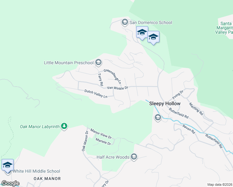 map of restaurants, bars, coffee shops, grocery stores, and more near 10 Mather Road in San Anselmo