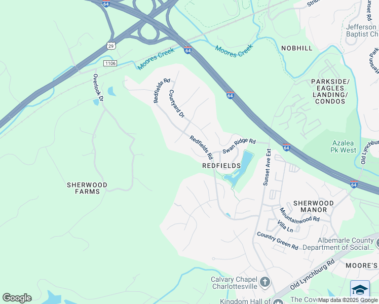 map of restaurants, bars, coffee shops, grocery stores, and more near 971 Devon Spring Ct in Charlottesville