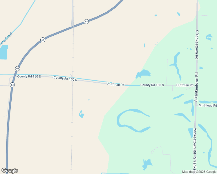 map of restaurants, bars, coffee shops, grocery stores, and more near 2655 Huffman Road in Boonville