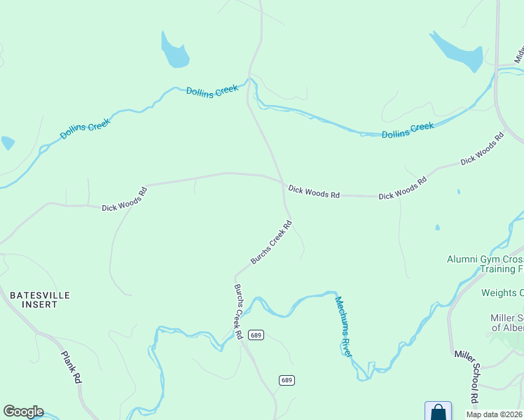 map of restaurants, bars, coffee shops, grocery stores, and more near 1080-1210 Burchs Creek Road in Charlottesville