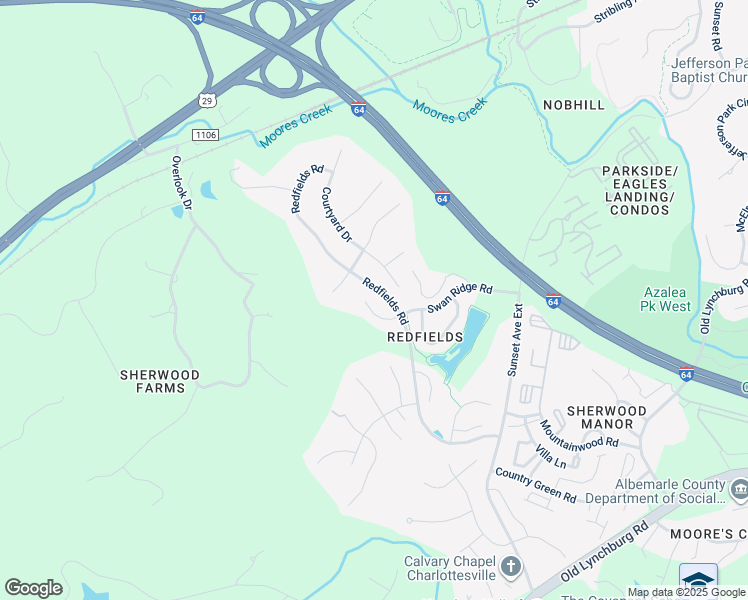 map of restaurants, bars, coffee shops, grocery stores, and more near 972 Devon Spring Court in Charlottesville