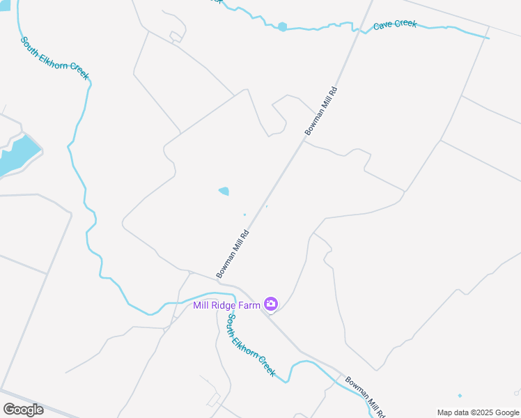 map of restaurants, bars, coffee shops, grocery stores, and more near Bowman Mill Road in Lexington