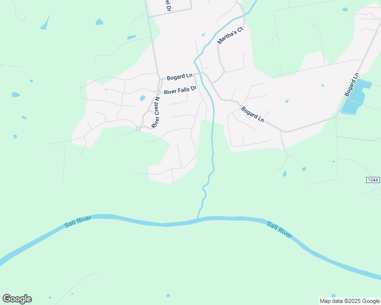 map of restaurants, bars, coffee shops, grocery stores, and more near 109 Bluffs Edge Court in Mount Washington