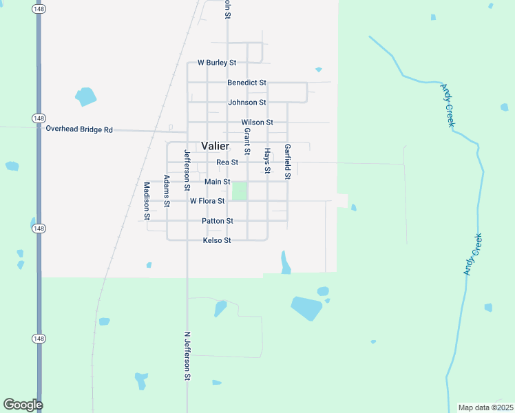 map of restaurants, bars, coffee shops, grocery stores, and more near 207 West Flora Street in Valier
