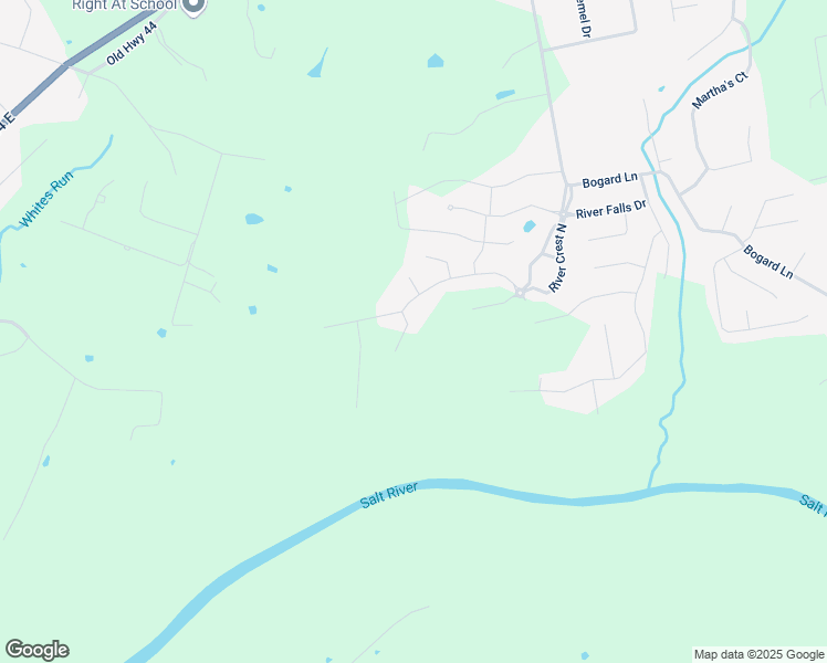 map of restaurants, bars, coffee shops, grocery stores, and more near 361 Highland Ridge Drive in Shepherdsville