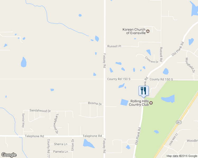 map of restaurants, bars, coffee shops, grocery stores, and more near 7200 County Road 150 South in Chandler