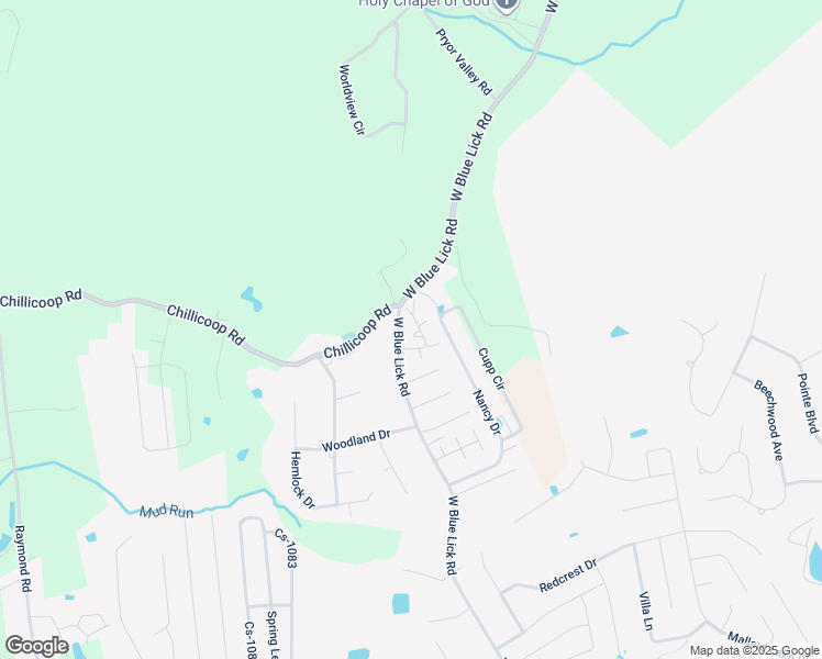 map of restaurants, bars, coffee shops, grocery stores, and more near 219 Highland Boulevard in Shepherdsville