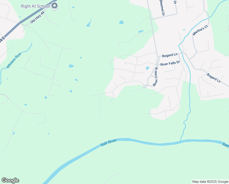 map of restaurants, bars, coffee shops, grocery stores, and more near 361 Highland Ridge Drive in Shepherdsville