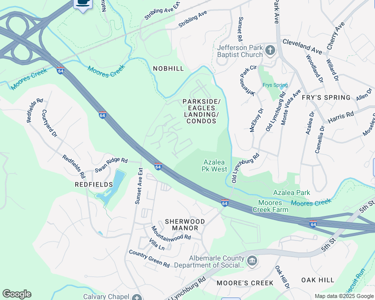 map of restaurants, bars, coffee shops, grocery stores, and more near 1758 Sugar Maple Court in Charlottesville