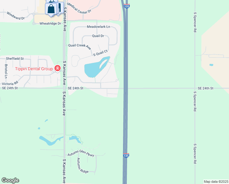 map of restaurants, bars, coffee shops, grocery stores, and more near 704 Cottonwood Crossing Drive in Newton
