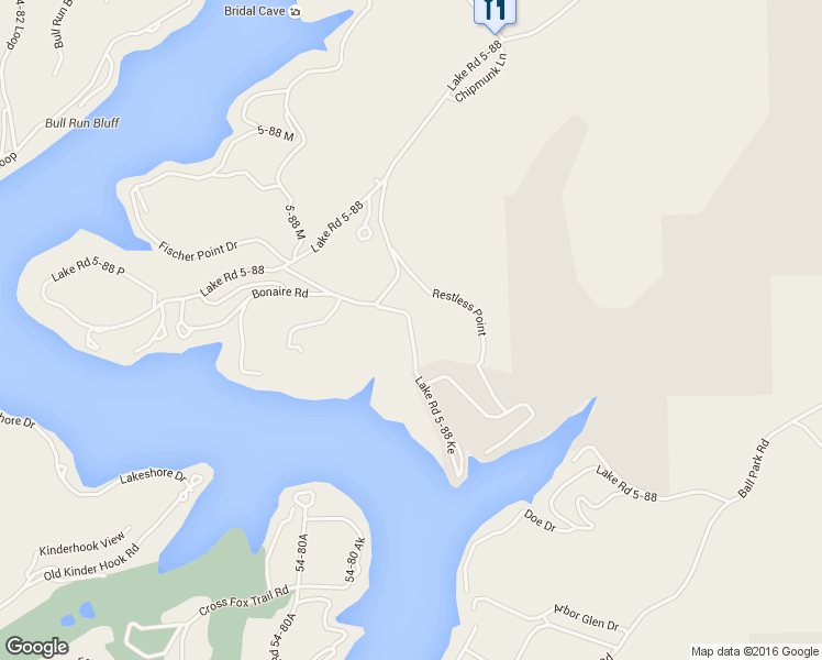 map of restaurants, bars, coffee shops, grocery stores, and more near Kingfisher Road in Camdenton