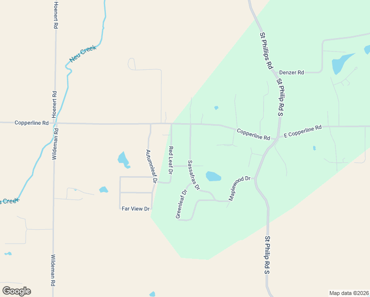 map of restaurants, bars, coffee shops, grocery stores, and more near 1610 Red Leaf Drive in Evansville