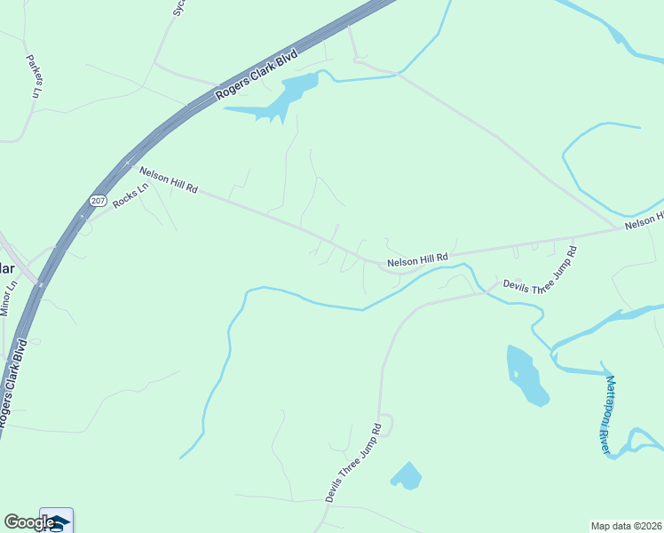 map of restaurants, bars, coffee shops, grocery stores, and more near 14270 Nelson Hill Road in Caroline County