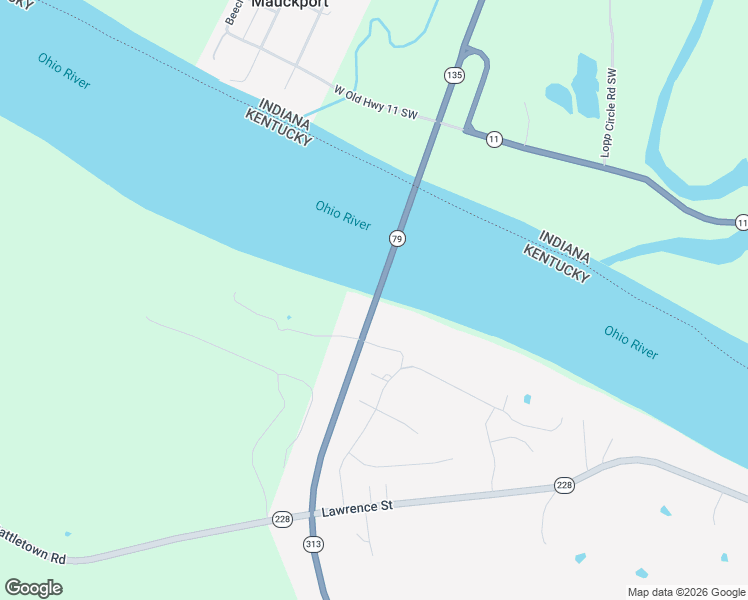 map of restaurants, bars, coffee shops, grocery stores, and more near 4170 ByPass Road in Brandenburg