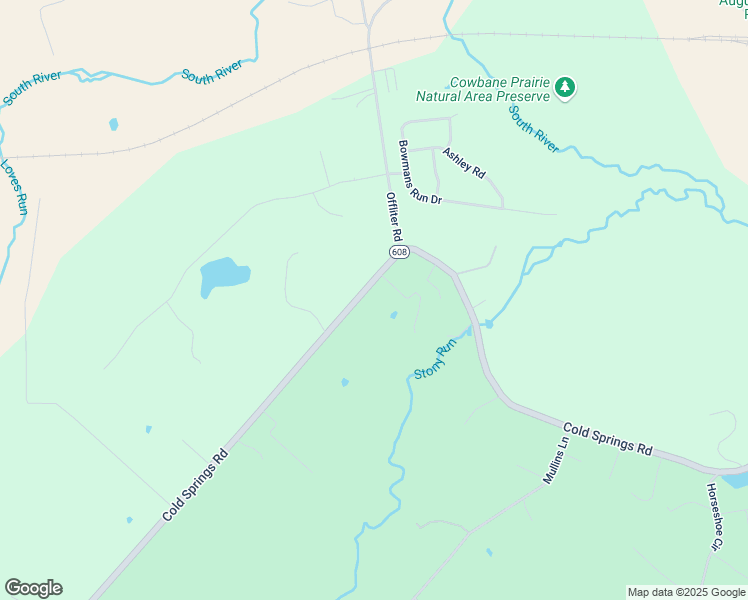 map of restaurants, bars, coffee shops, grocery stores, and more near 914 Cold Springs Road in Stuarts Draft