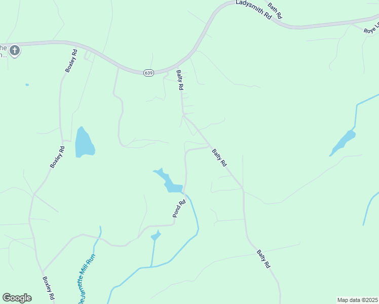 map of restaurants, bars, coffee shops, grocery stores, and more near 18124 Balty Road in Ruther Glen