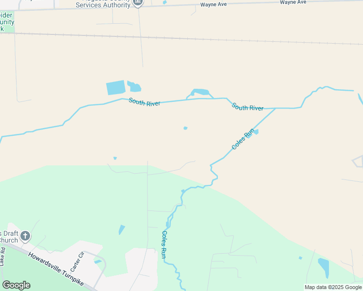map of restaurants, bars, coffee shops, grocery stores, and more near 307 Vance Lane in Stuarts Draft