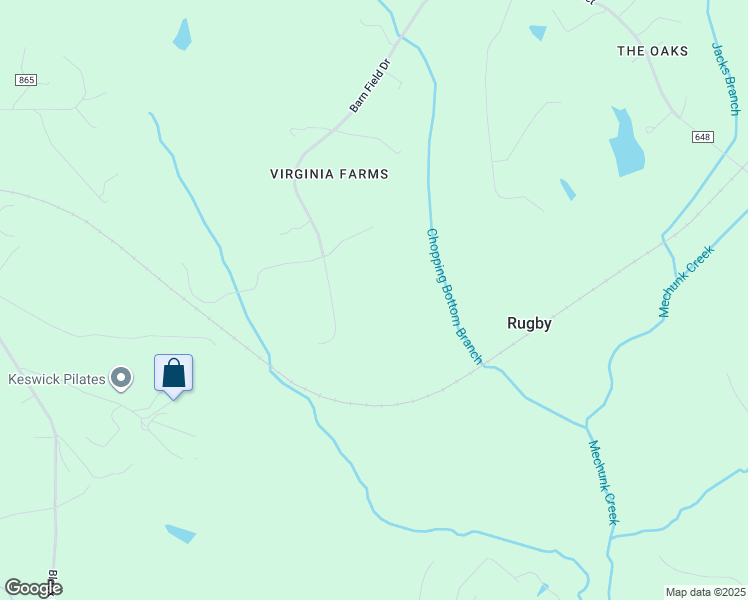 map of restaurants, bars, coffee shops, grocery stores, and more near 4775 Barn Field Drive in Keswick