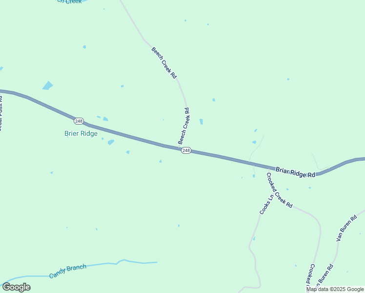 map of restaurants, bars, coffee shops, grocery stores, and more near 5369 Briar Ridge Road in Mount Eden